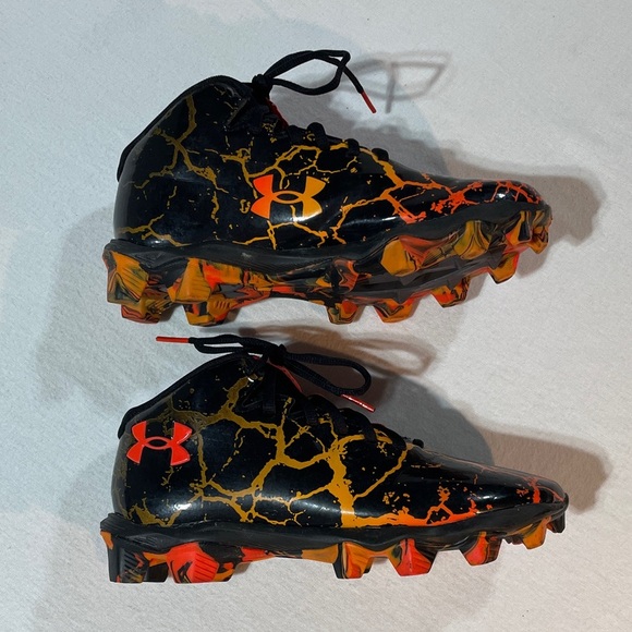 Under Armour Spotlight Franchise 4 RM Jr. Phoenix Fire Baseball Cleats EUC - Picture 2 of 15